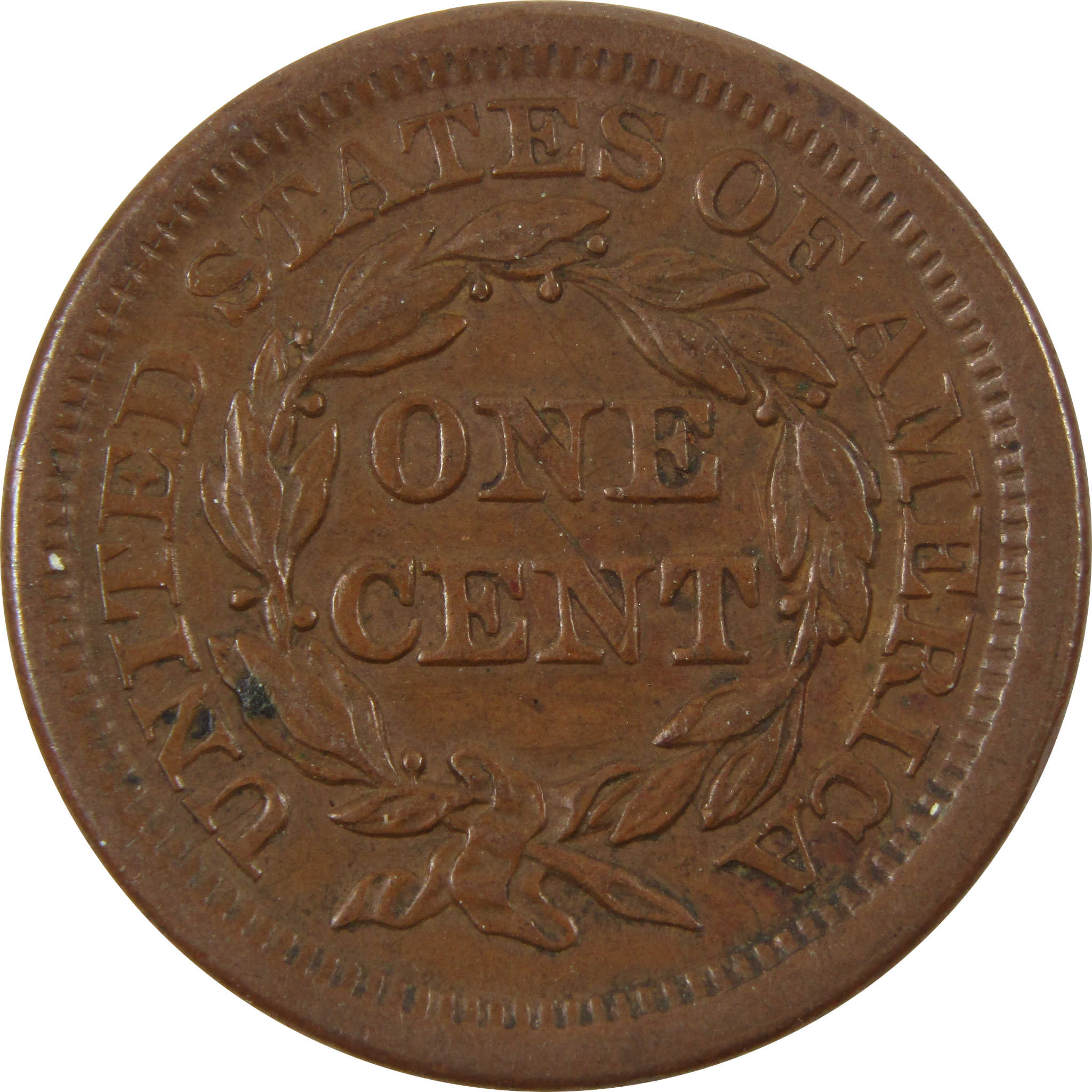 1853 Braided Hair Large Cent XF EF Extremely Fine Copper 1c SKU:I7461
