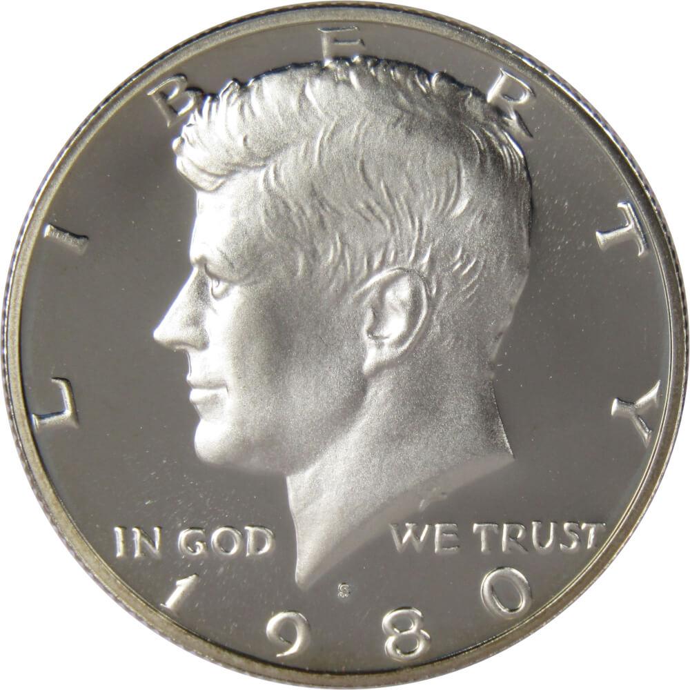 1980 S Kennedy Half Dollar Choice Proof 50c US Coin Collectible