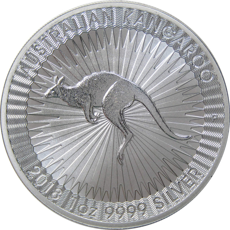 2018 Australian Kangaroo $1 BU Brilliant Uncirculated 1 oz .9999 Silver Coin - Profile Coins & Collectibles 