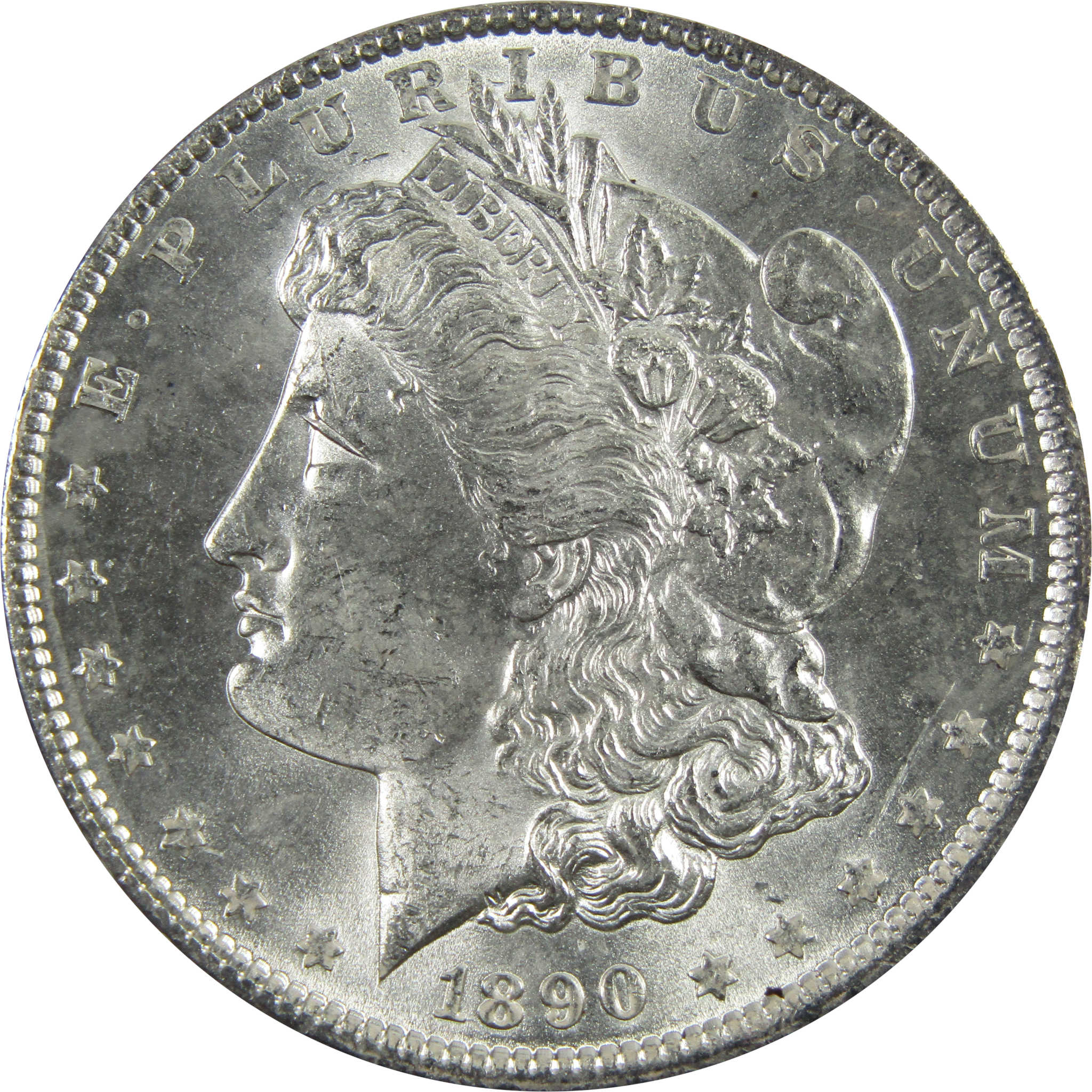 1890 Morgan Dollar BU Uncirculated 90% Silver $1 Coin SKU:I5130 - Morgan coin - Morgan silver dollar - Morgan silver dollar for sale - Profile Coins &amp; Collectibles