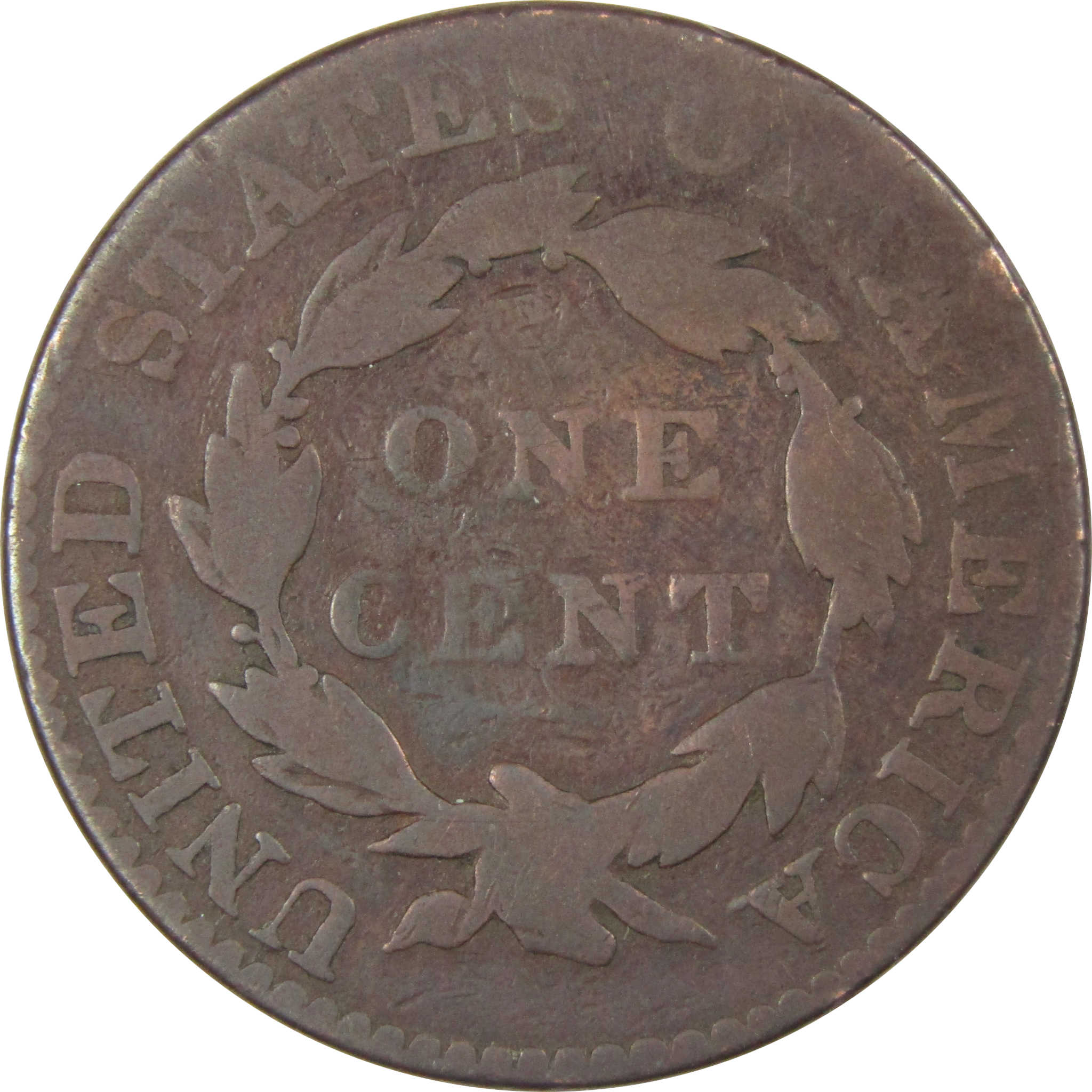 1827 Coronet Head Large Cent G Good Details Copper Penny SKU:IPC7136