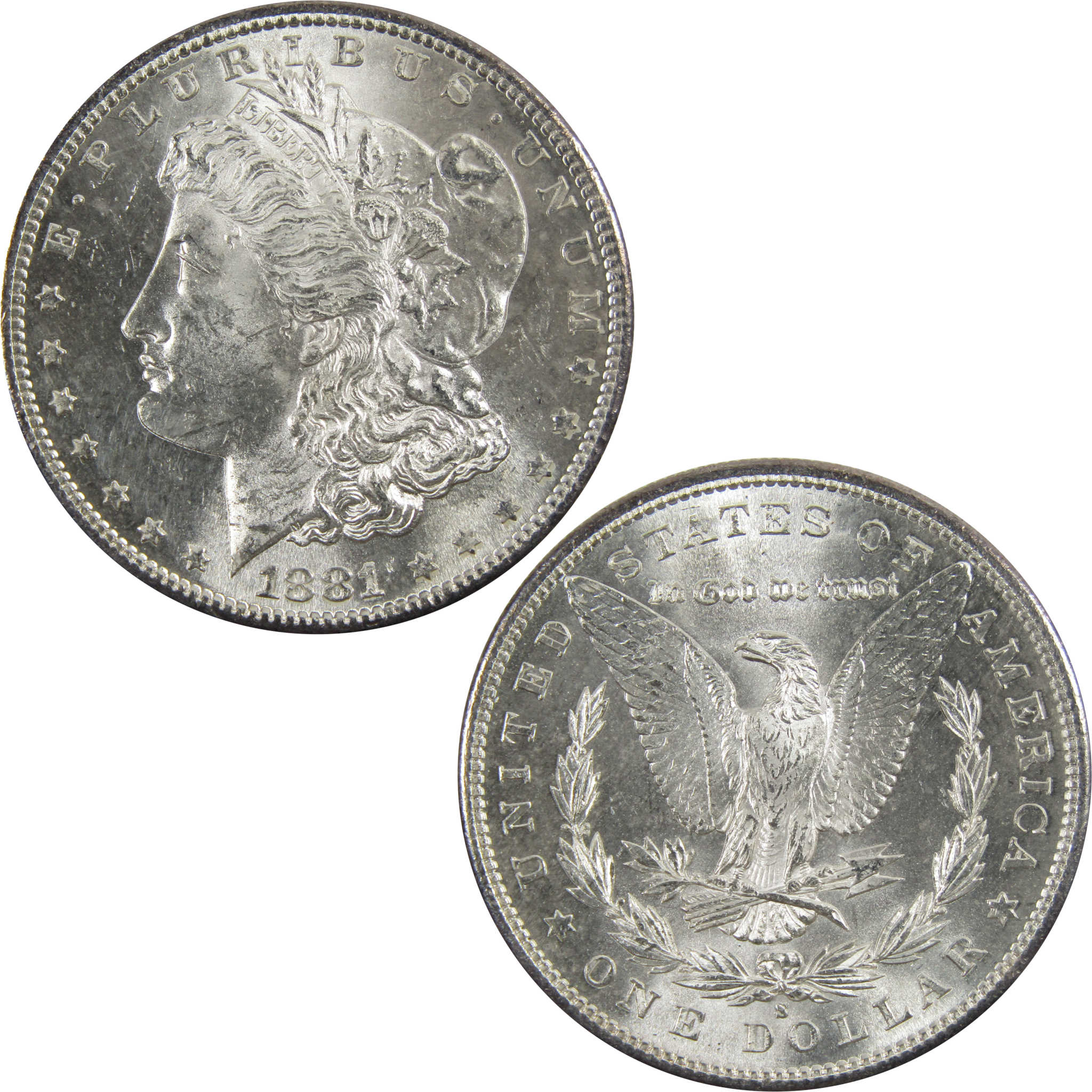 1881 S Morgan Dollar BU Uncirculated 90% Silver $1 Coin SKU:I5326 - Morgan coin - Morgan silver dollar - Morgan silver dollar for sale - Profile Coins &amp; Collectibles