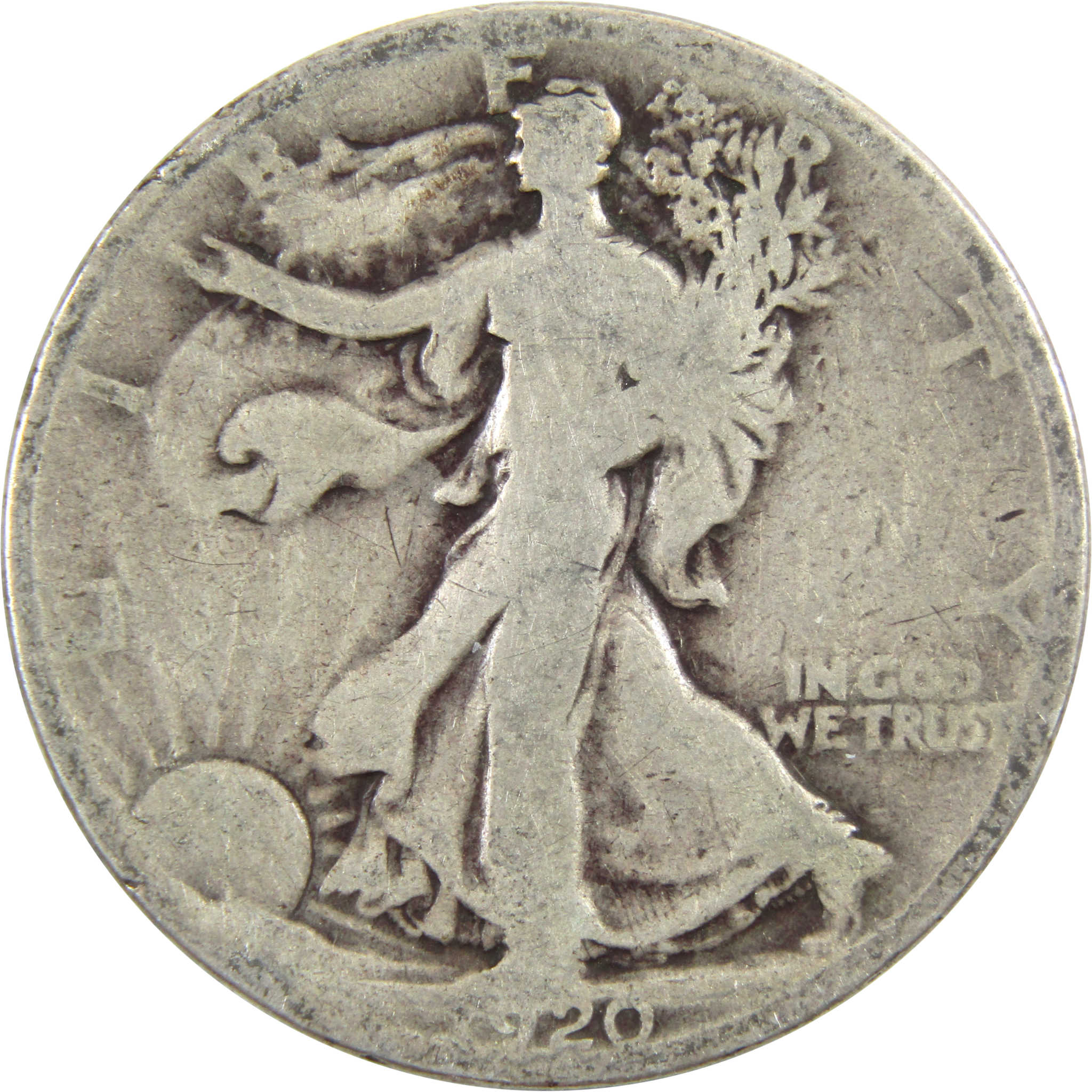 1920 Liberty Walking Half Dollar AG About Good Silver 50c SKU:I5695