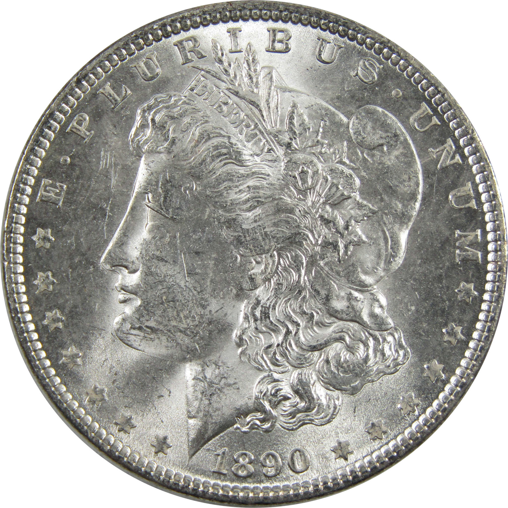 1890 Morgan Dollar BU Uncirculated 90% Silver $1 Coin SKU:I5142 - Morgan coin - Morgan silver dollar - Morgan silver dollar for sale - Profile Coins &amp; Collectibles