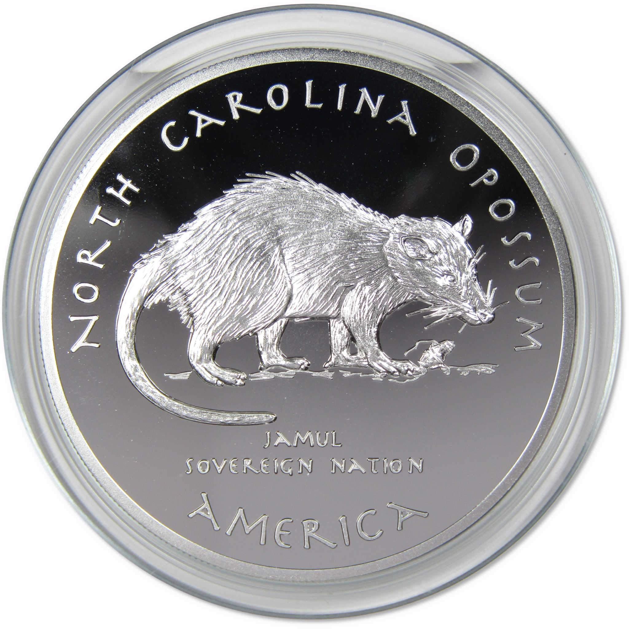 2020 Native American Jamul Tuscarora Opossum 1 oz .999 Fine Silver $1 Proof