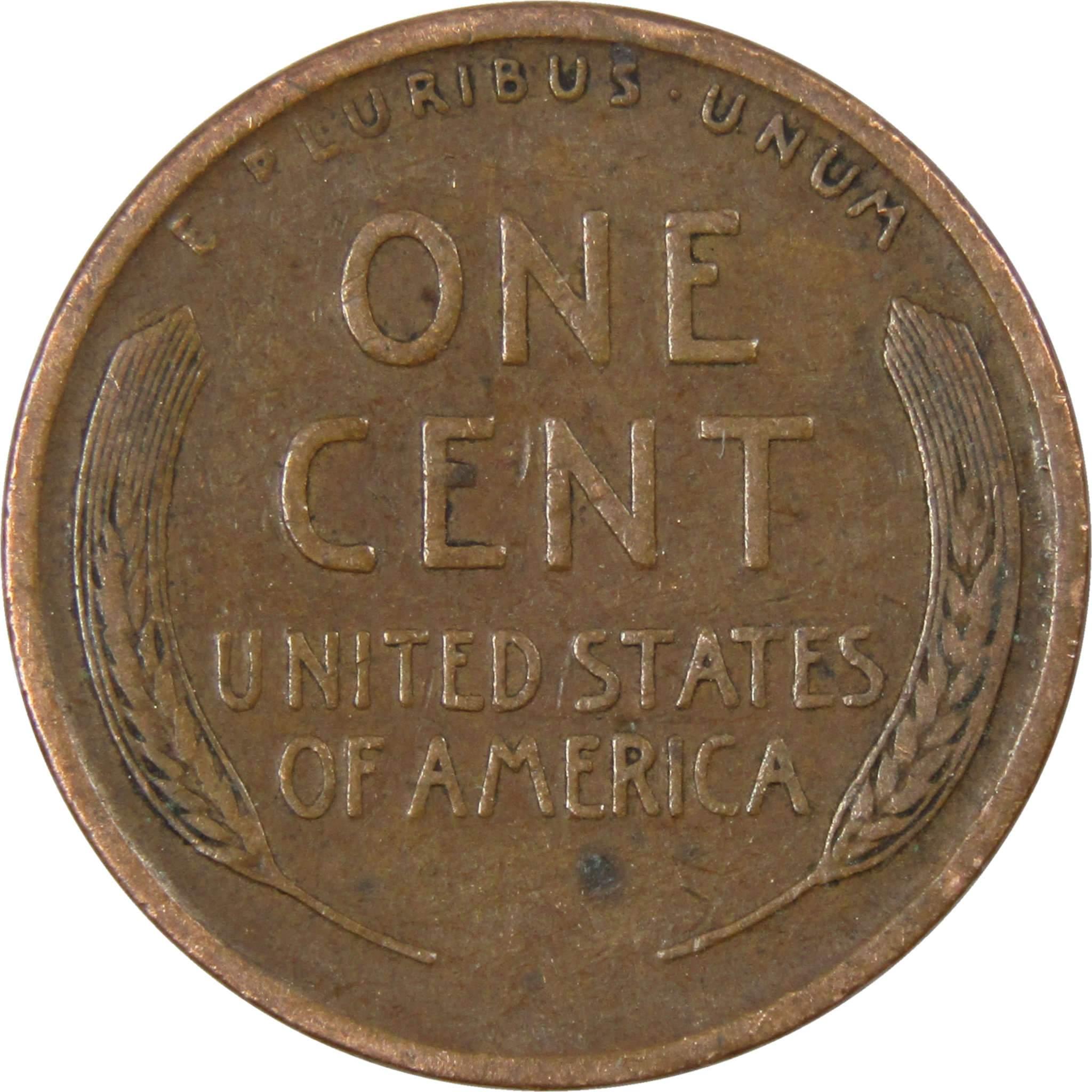 1919 Lincoln Wheat Cent AG About Good Bronze Penny 1c Coin Collectible