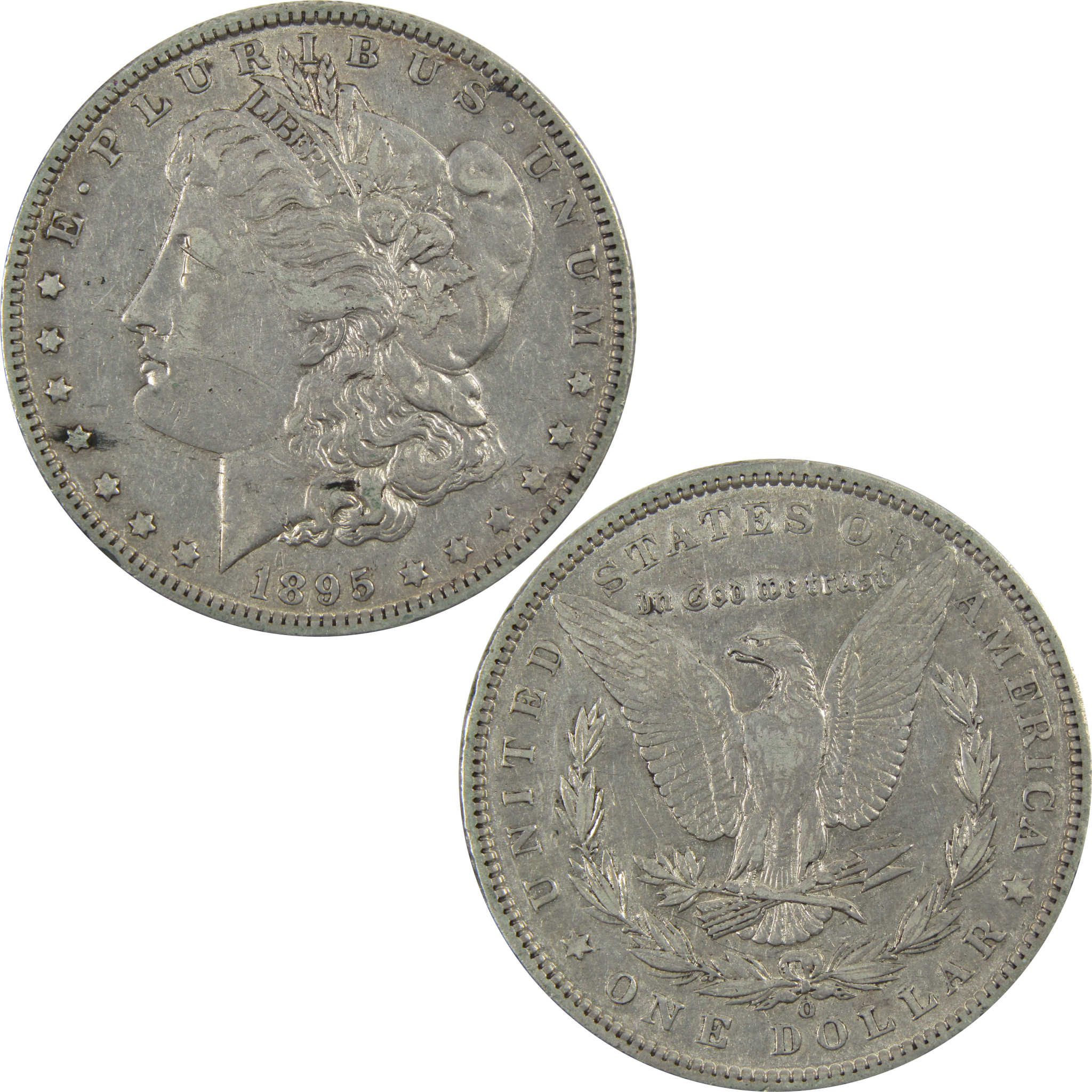 1895 O Morgan Dollar XF EF Extremely Fine 90% Silver $1 Coin SKU:I4835 - Morgan coin - Morgan silver dollar - Morgan silver dollar for sale - Profile Coins &amp; Collectibles