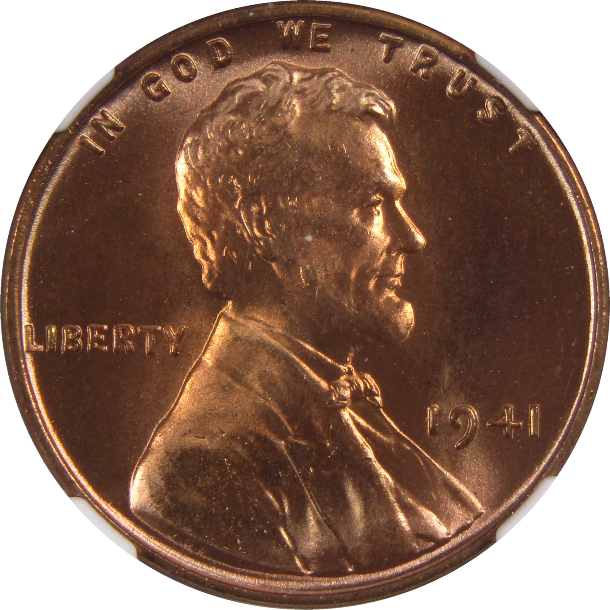 1941 Lincoln Wheat Cent MS 67 RD NGC Penny Uncirculated Coin SKU:I3177