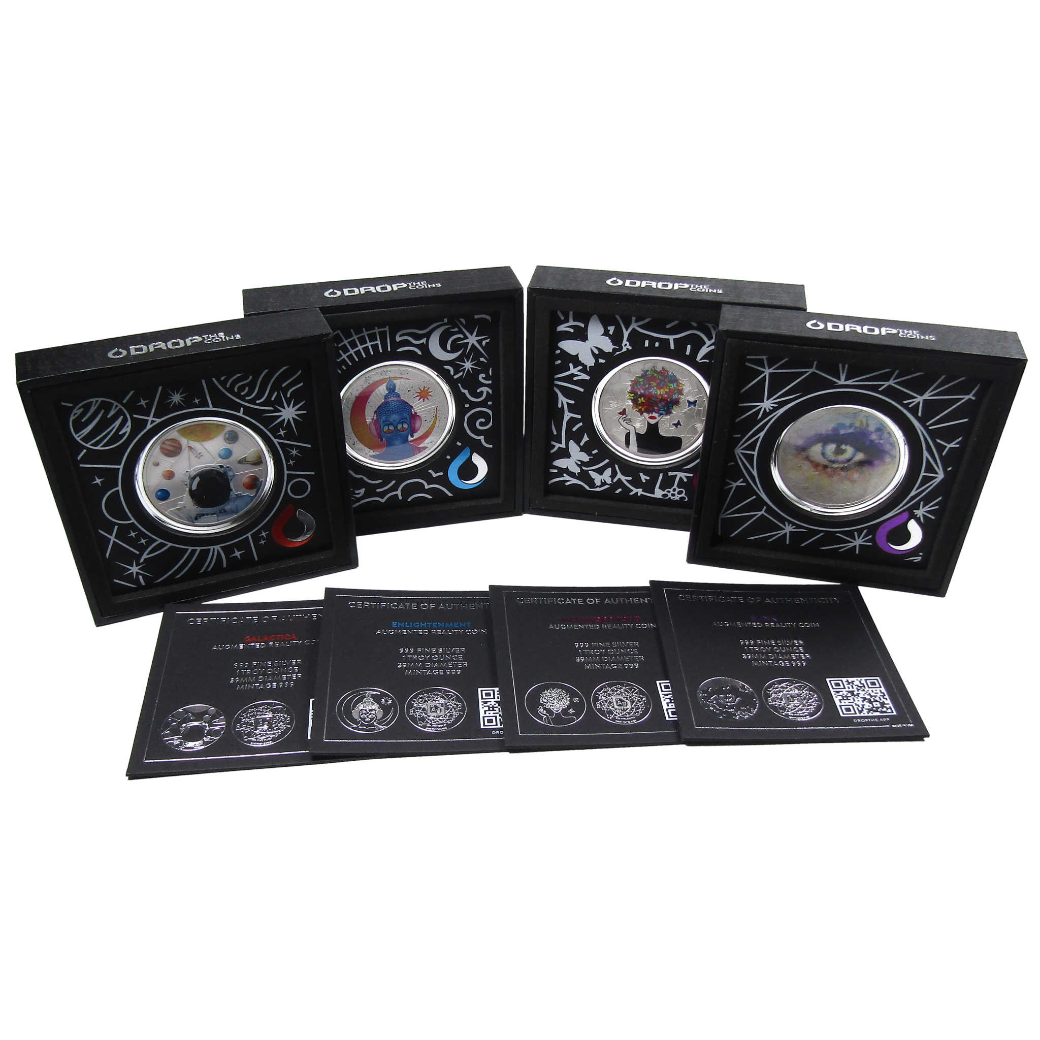 DROP Imagination Set Augmented Reality Coins Silver Rounds SKU:OPC88