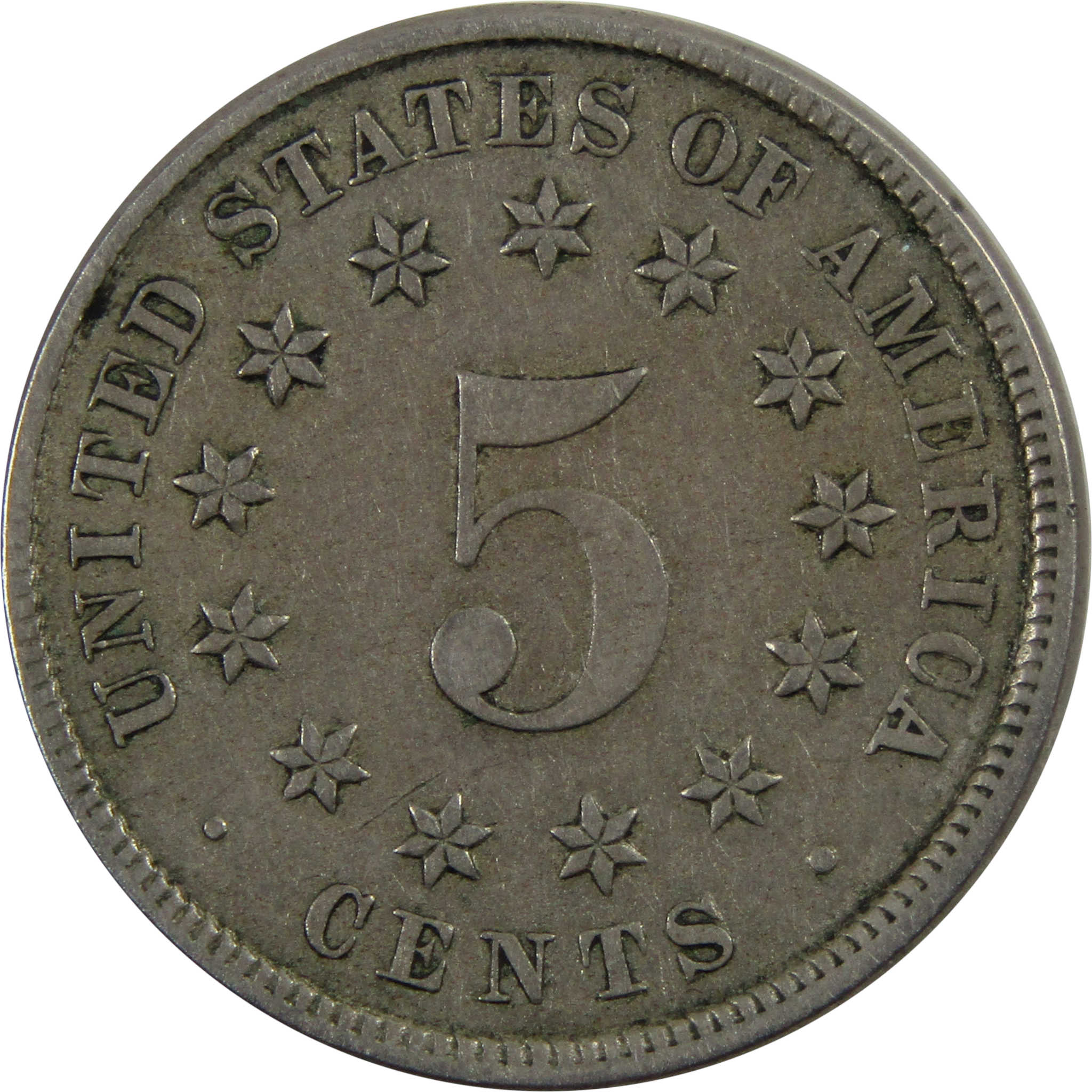 1882 Shield Nickel XF EF Extremely Fine 5c Coin SKU:I4881