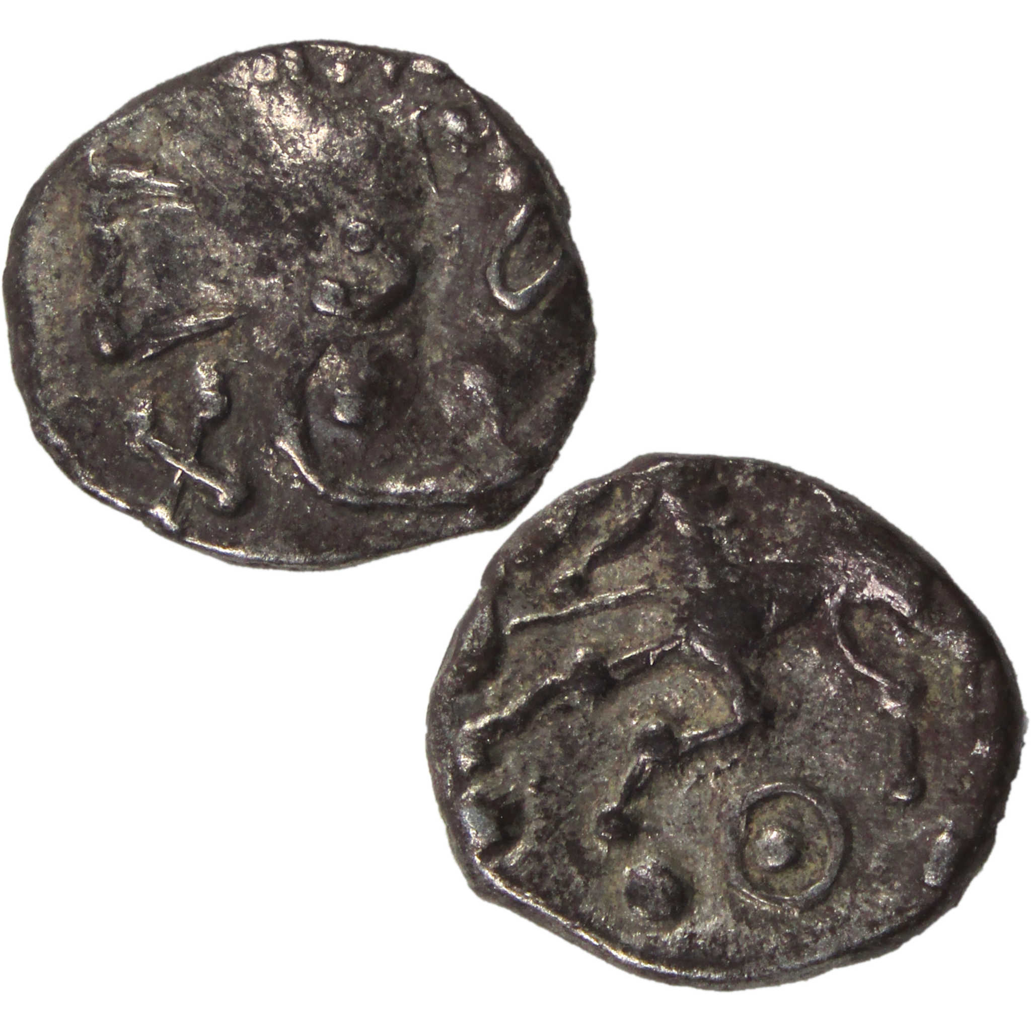 100-50 BC Sequani Quinarius VF Silver Ancient Gaulish Coin SKU:I5964