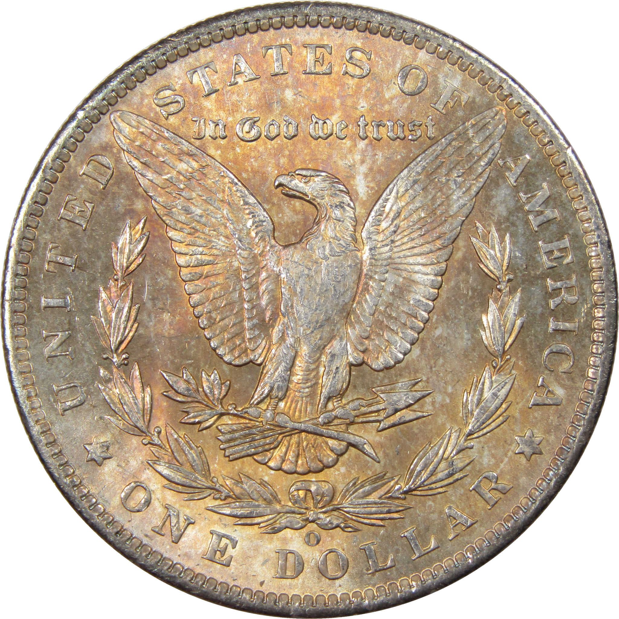 1885 O Morgan Dollar BU Choice Uncirculated Silver Toned SKU:I1204