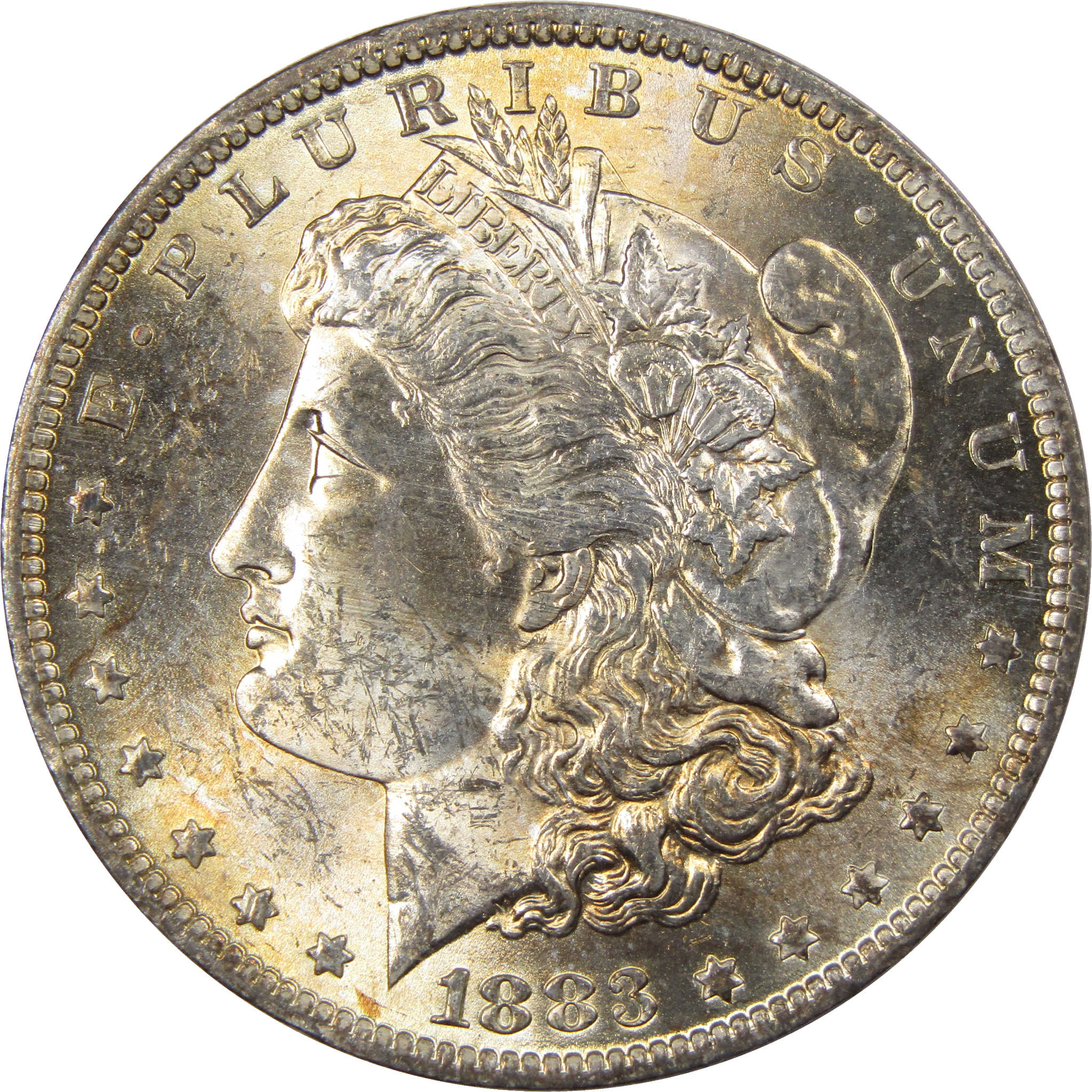 1883 O Morgan Dollar BU Uncirculated Mint State Silver Toned SKU:I1199