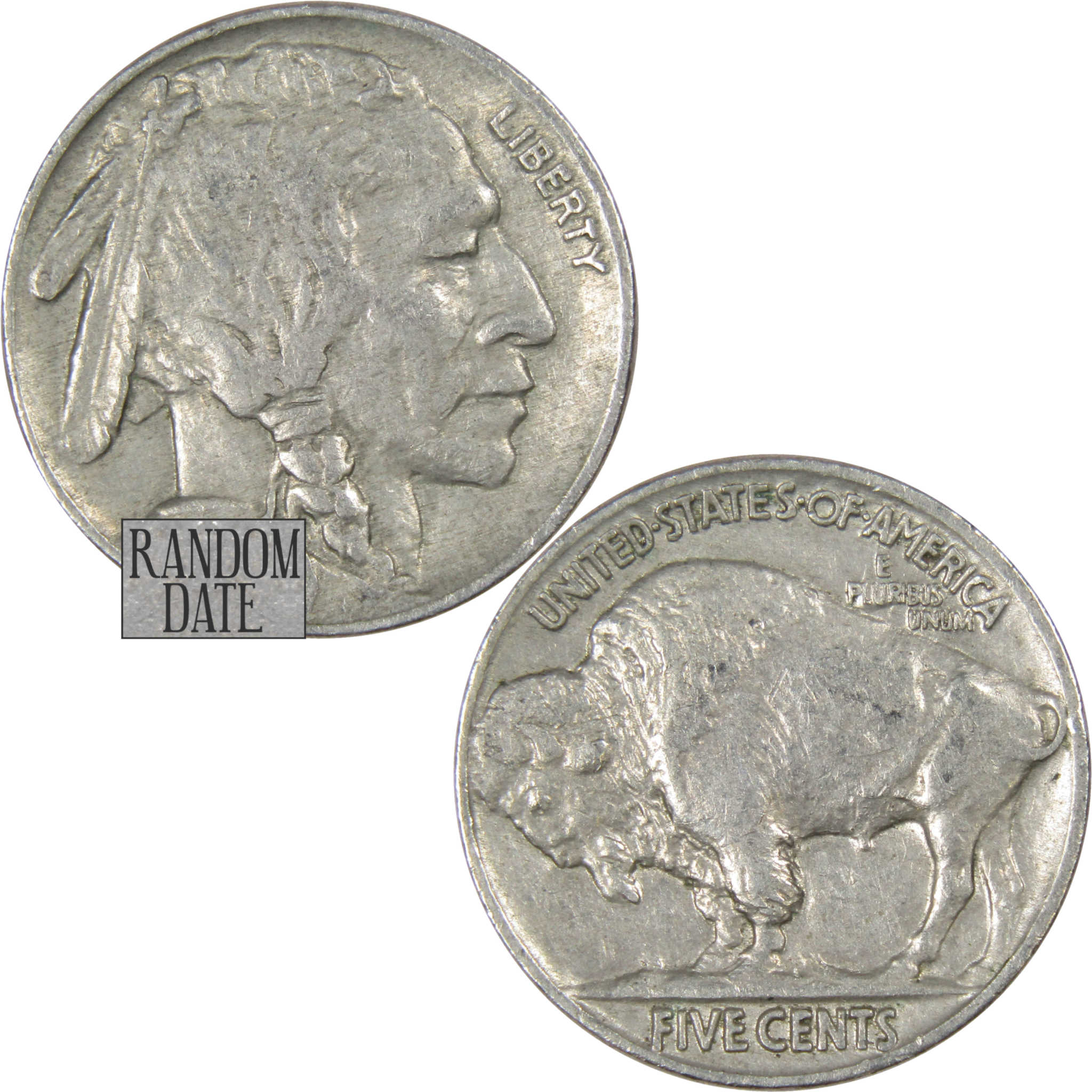 Indian Head Buffalo Nickel 5 Cent Piece XF EF Extremely Fine Random Date 5c Coin