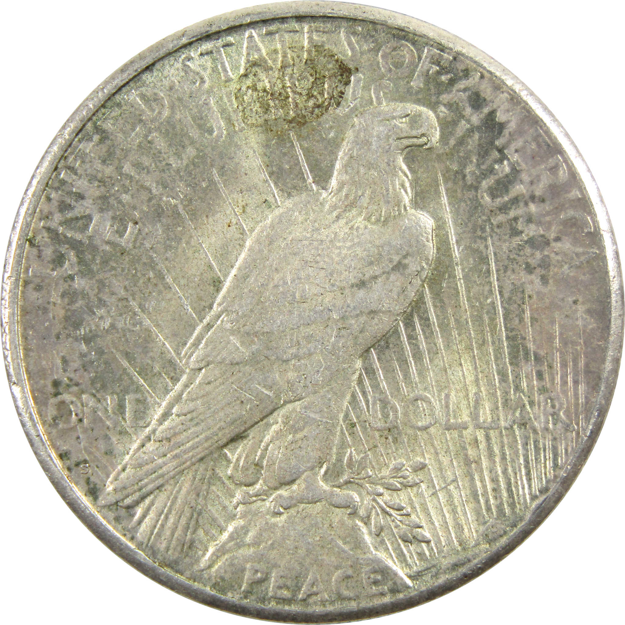 1925 S Peace Dollar Borderline Uncirculated 90% Silver $1 SKU:I5727