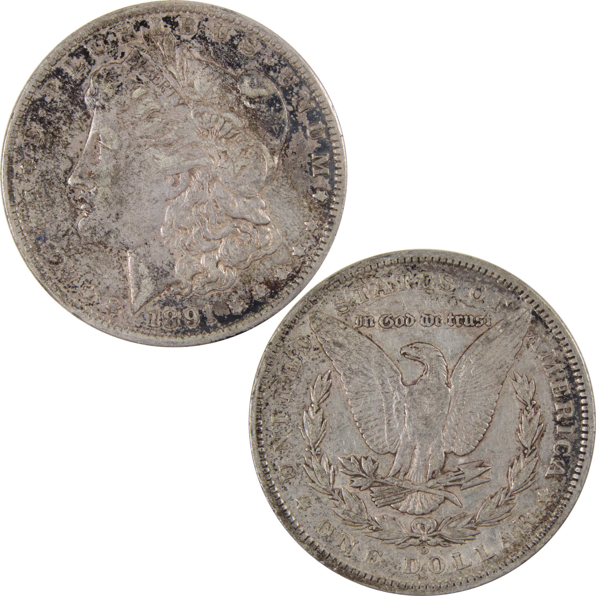 1891 O Morgan Dollar VF Very Fine 90% Silver US Coin SKU:I2807 - Morgan coin - Morgan silver dollar - Morgan silver dollar for sale - Profile Coins &amp; Collectibles