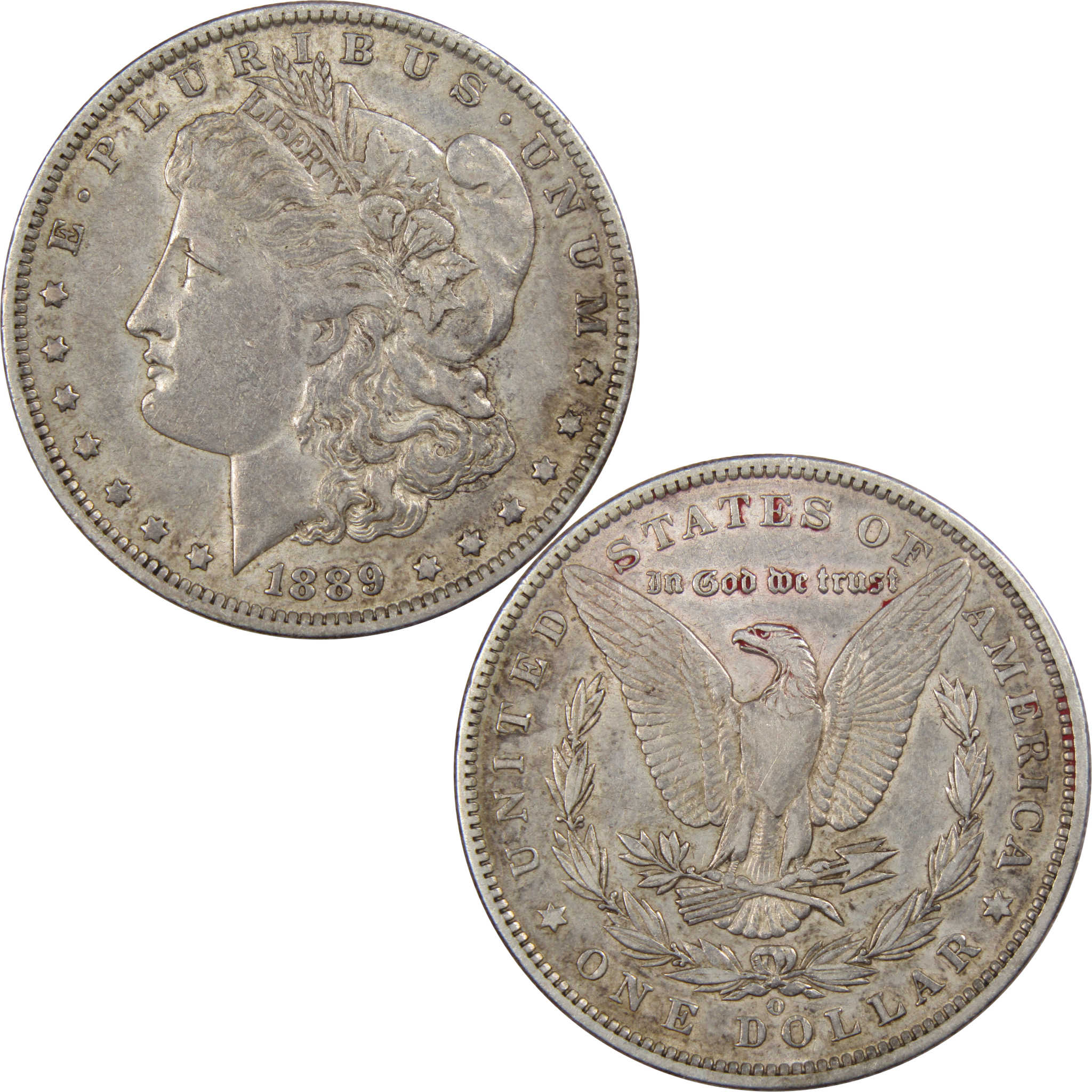 1889 O Morgan Dollar XF EF Extremely Fine 90% Silver Coin SKU:I1502 - Morgan coin - Morgan silver dollar - Morgan silver dollar for sale - Profile Coins &amp; Collectibles