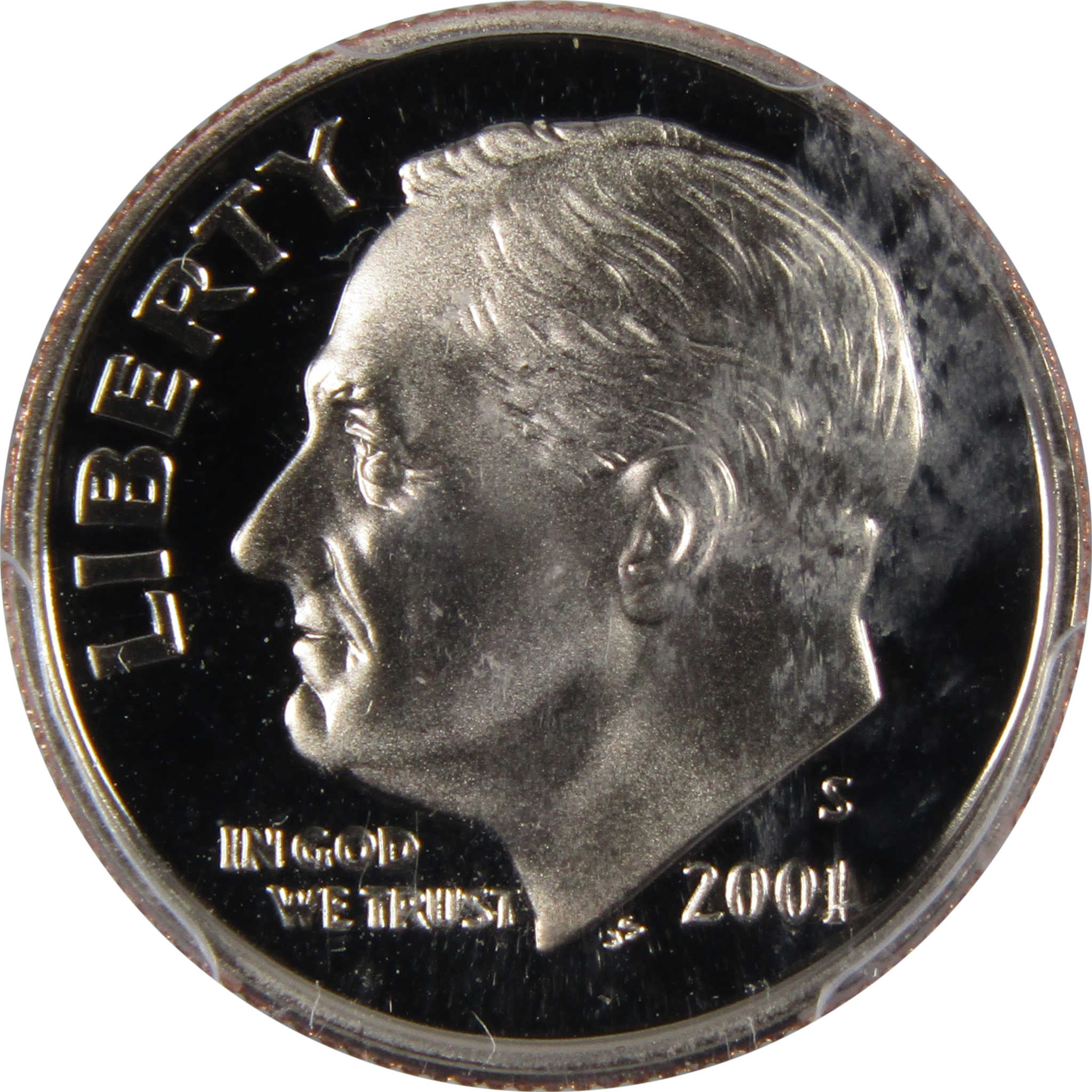 2001 S Roosevelt Dime PR 69 DCAM PCGS 10c Proof Coin SKU:CPC3095