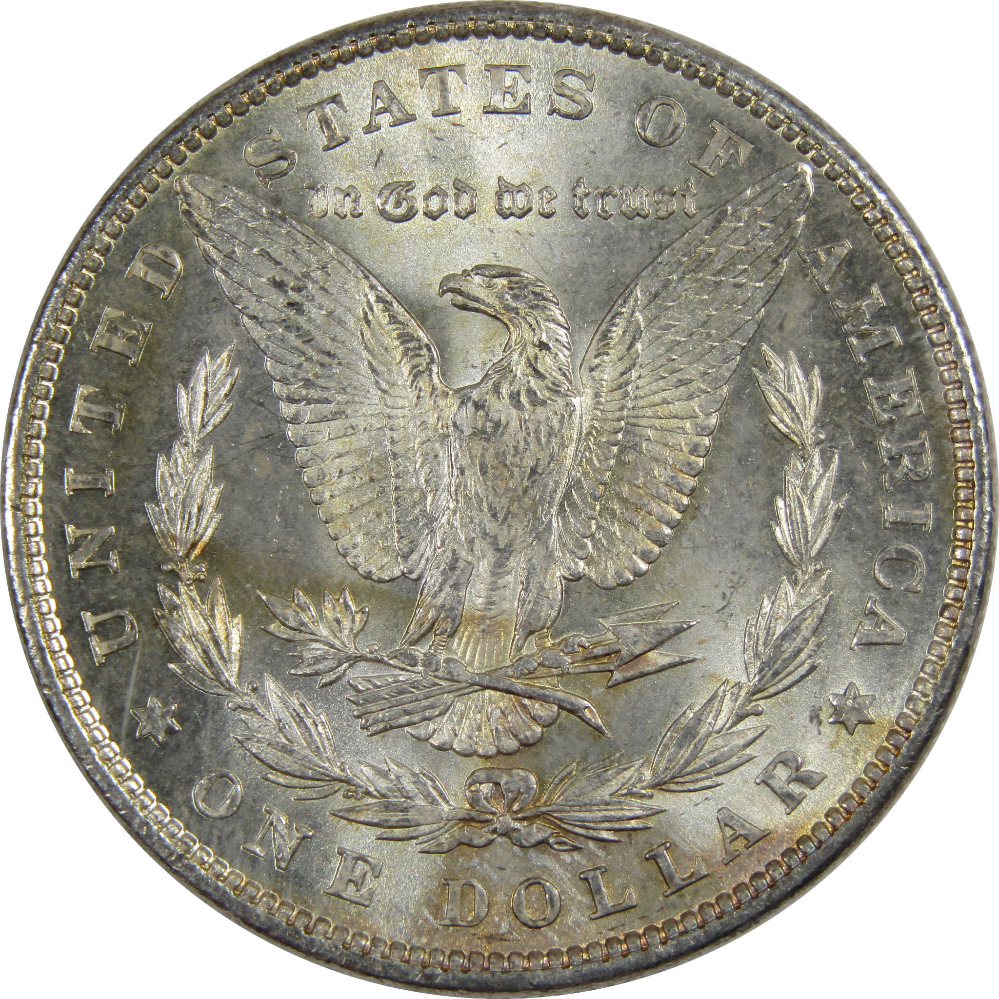 1880 Morgan Dollar BU Uncirculated Mint State Silver Toned SKU:I191