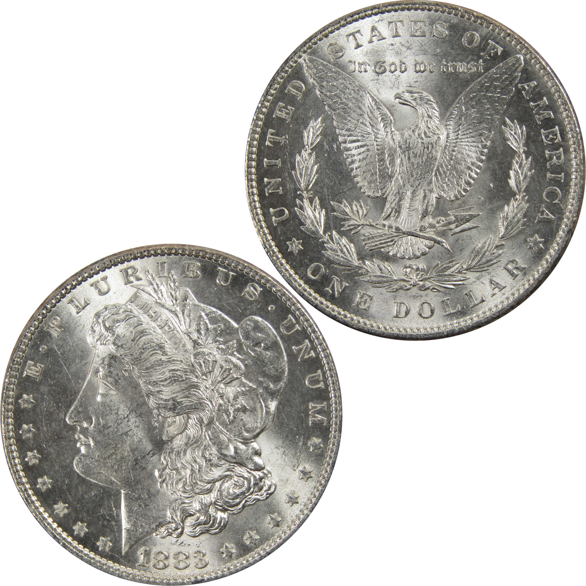 1883 Morgan Dollar BU Uncirculated 90% Silver $1 Coin SKU:I5176 - Morgan coin - Morgan silver dollar - Morgan silver dollar for sale - Profile Coins &amp; Collectibles