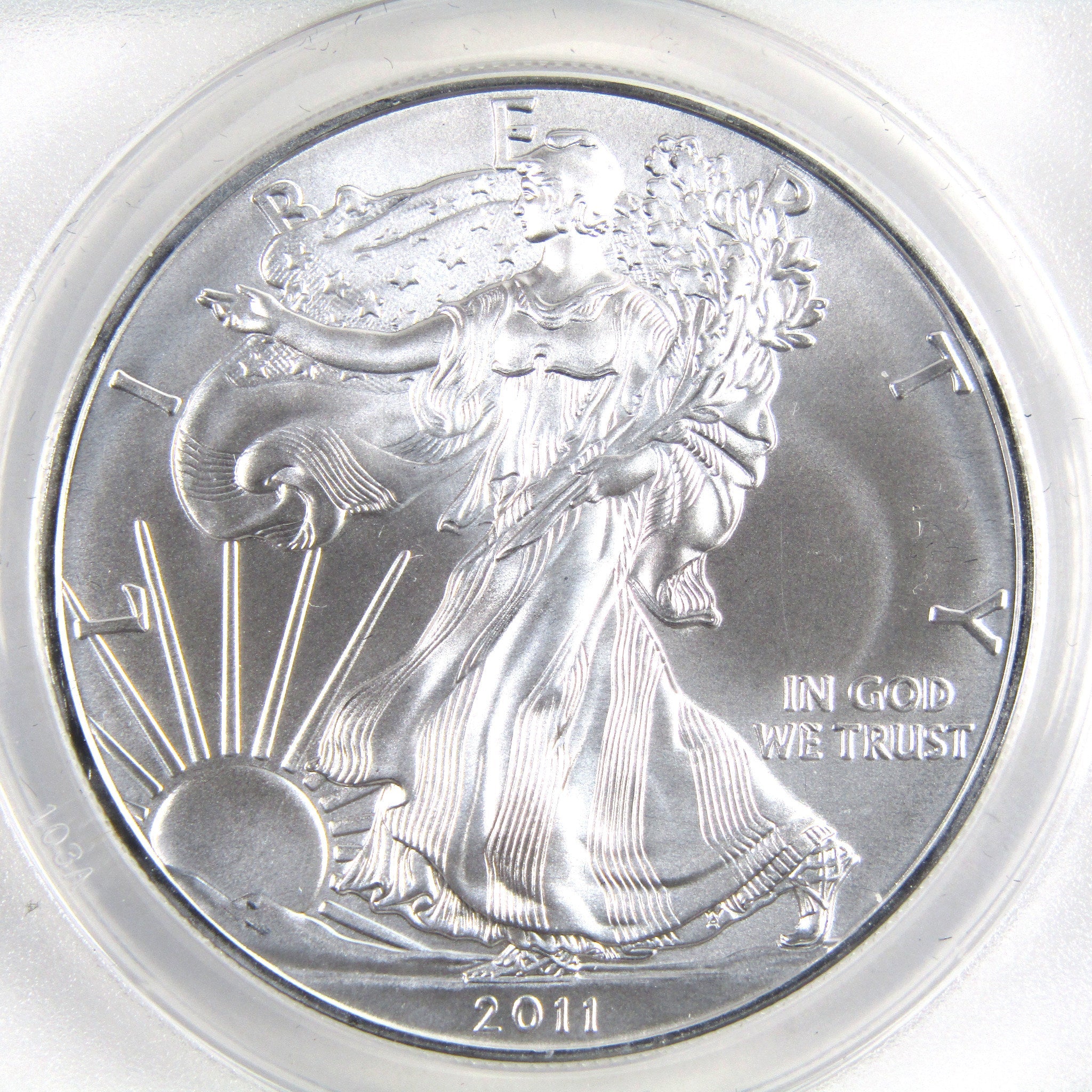 2011 American Silver Eagle MS 70 ANACS 25th Ann 1st Day SKU:CPC1820