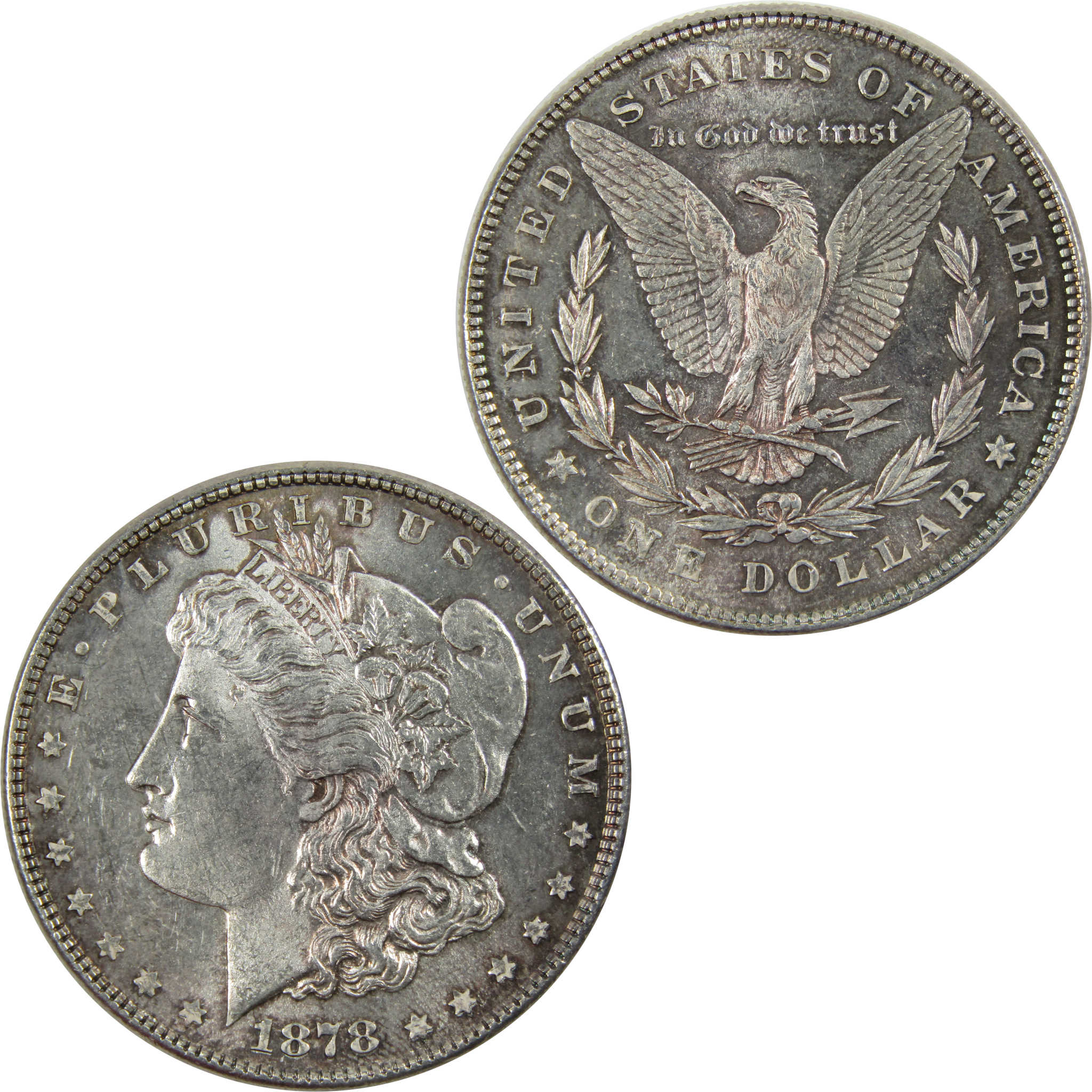 1878 7TF Rev 78 Morgan Dollar BU Uncirculated 90% Silver $1 SKU:I5061 - Morgan coin - Morgan silver dollar - Morgan silver dollar for sale - Profile Coins &amp; Collectibles